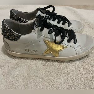 Golden Goose dupes. Glitter heel. Size 6